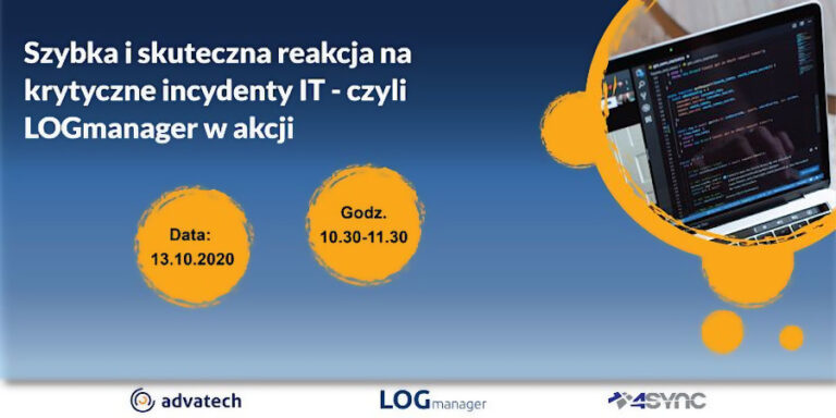 LOGmanager – spotkanie online 13 października 2020 g.10:30