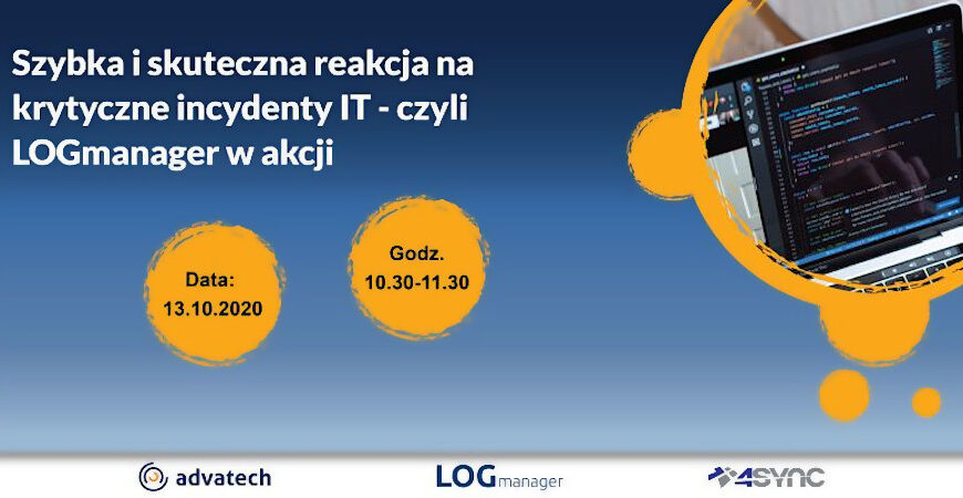 LOGmanager – spotkanie online 13 października 2020 g.10:30