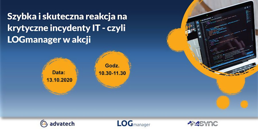 LOGmanager – spotkanie online             13 października 2020 g.10:30